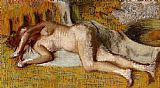 Edgar Degas Famous Paintings - After the Bath I